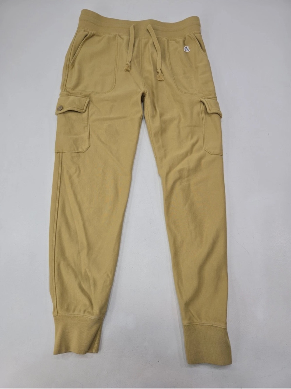 Todd Snyder x Champion Slim Cargo Sweatpants Yellow Size M Mens